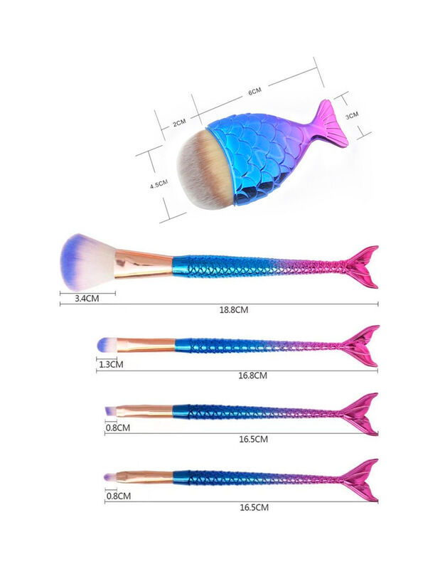 Set De Brochas Artistic Pink Brule image number null