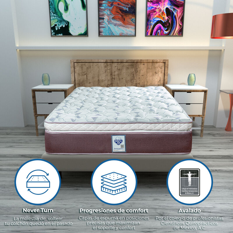 Colch&oacute;n Spring Air King Size Freeman Firme image number null