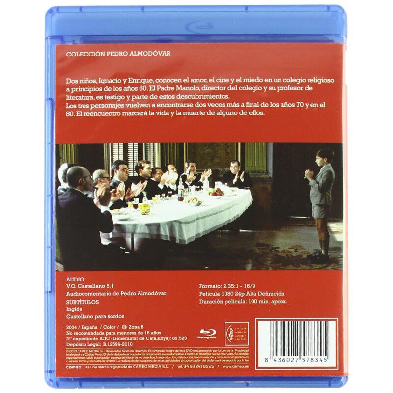 La Mala Educaci&oacute;n [Blu-ray] (2004) image number null