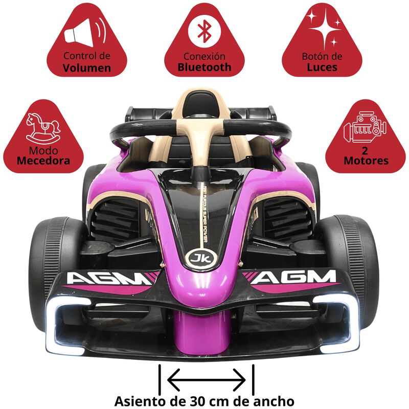 Montable El&eacute;ctrico para Ni&ntilde;os Carro de Carreras... image number null