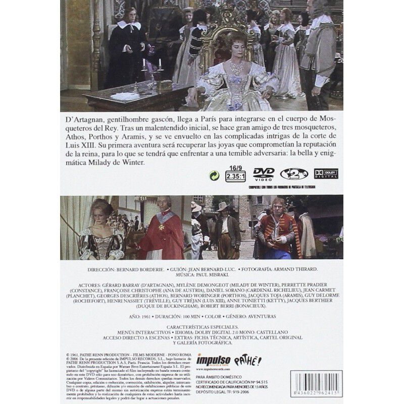 Los 3 Mosqueteros [dvd] image number null