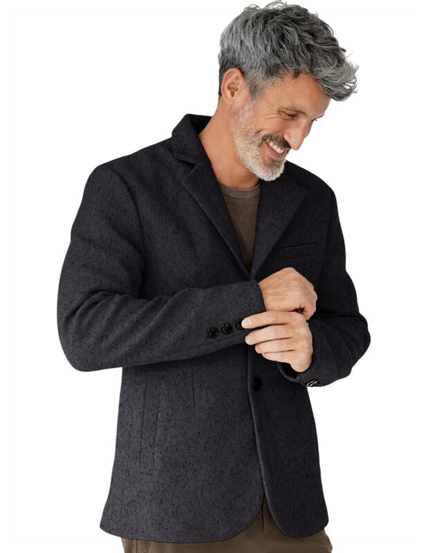 Saco Calidad Premium Caballero Abotonado Cuello... image number null