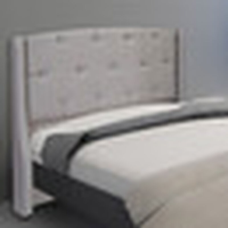 Cabecera Queen Size Dicasa Zefyr Gris image number null