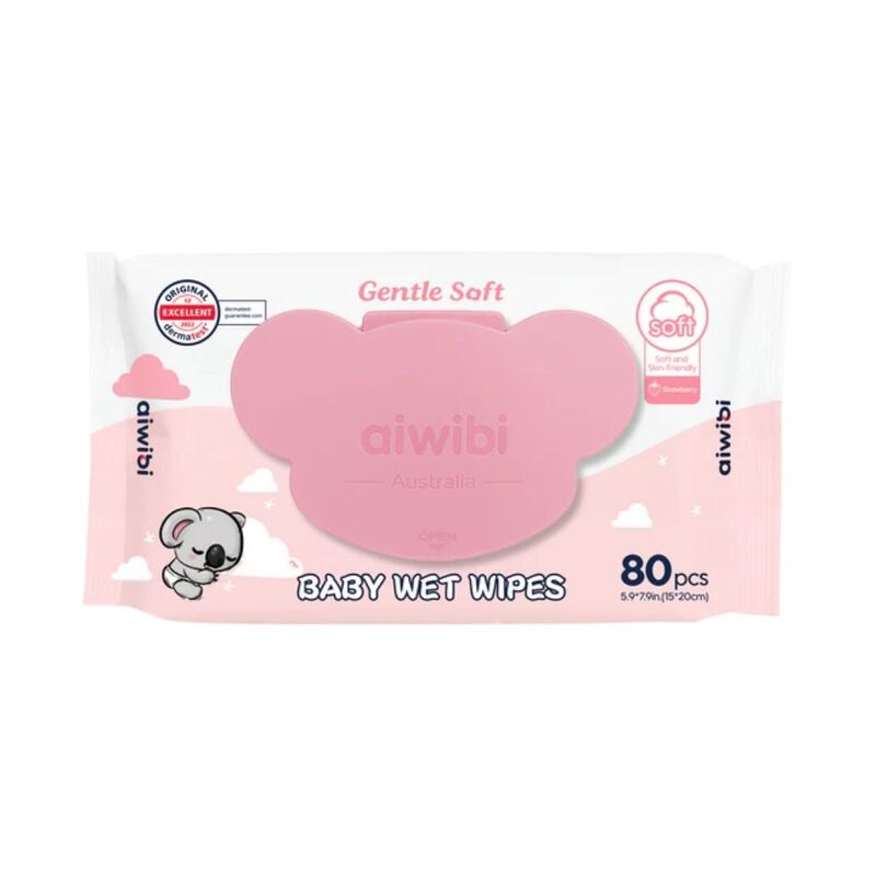 Toallitas H&uacute;medas Para Beb&eacute; Fresa Premium 80 Pz... image number null