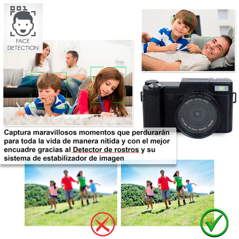 Cámara Digital Vak RF 3  Lcd 48mp Zoom Óptico 4... image number null
