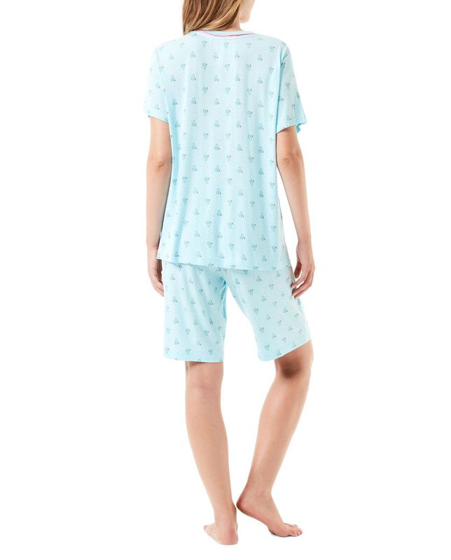 Pijama Cactus de Mujer M/C Verde image number null