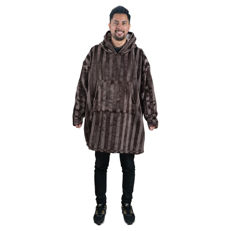 Pijama Adulto Unitalla Sudadera Cobija Caf&eacute; Osc... image number null