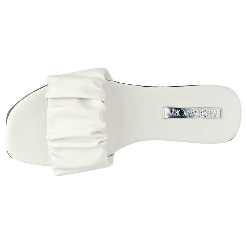 Moramora Sandalia para mujer blanco image number null