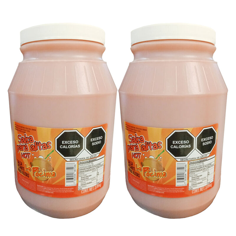 Salsa Picante Para Alitas Hot La P&oacute;cima 3.85kg ... image number null