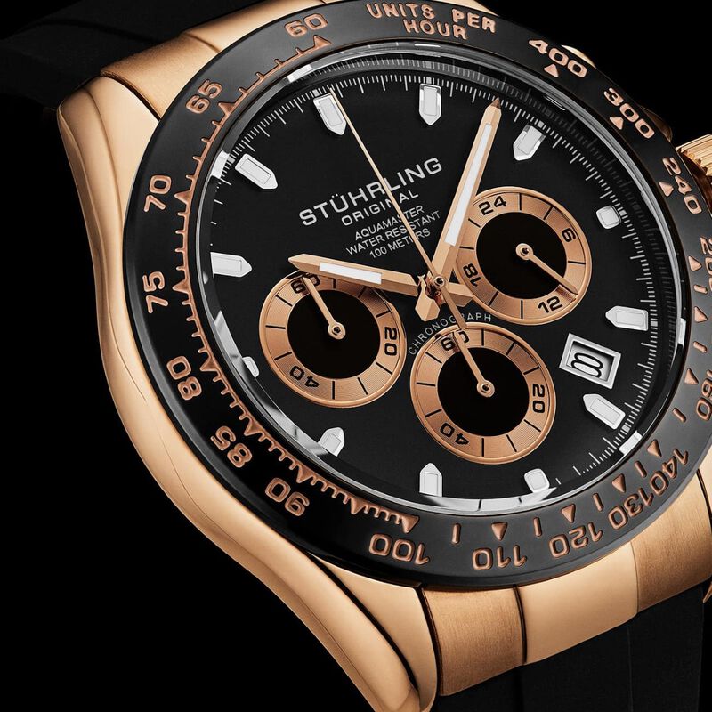 Reloj Stuhrling para hombre  4050.4 cronógrafo ... image number null