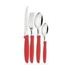 Juego De Cubiertos Tramontina 23498/701 Plenus 16 Piezas Rojo