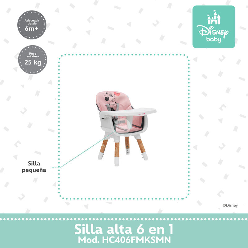 Silla Alta Periquera Bebe Ligera Segura Sweet M... image number null