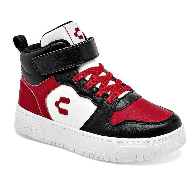 Charly Tenis Para Beb&eacute; Rojo Negro Blanco Cod 13... image number null