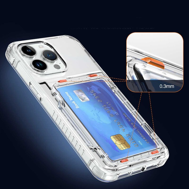 Funda Tekku Tpu Tarjetero Para Iphone 15 Pro Ma... image number null