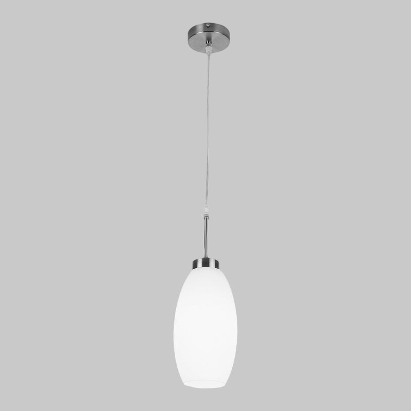 L&aacute;mpara Colgante Lamina De Acero Satinado 20w 1... image number null