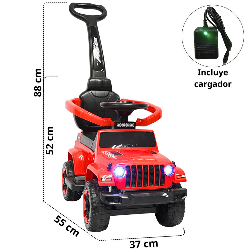 Montable Electrico para Ni&ntilde;os H&iacute;brido con Bast&oacute;... image number null