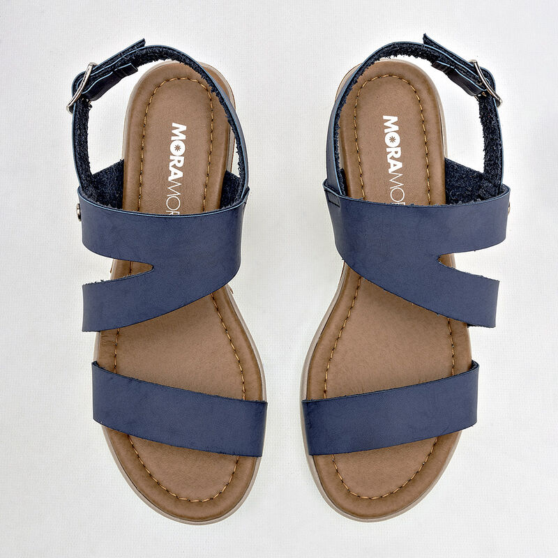 Moramora Sandalia para mujer marino image number null