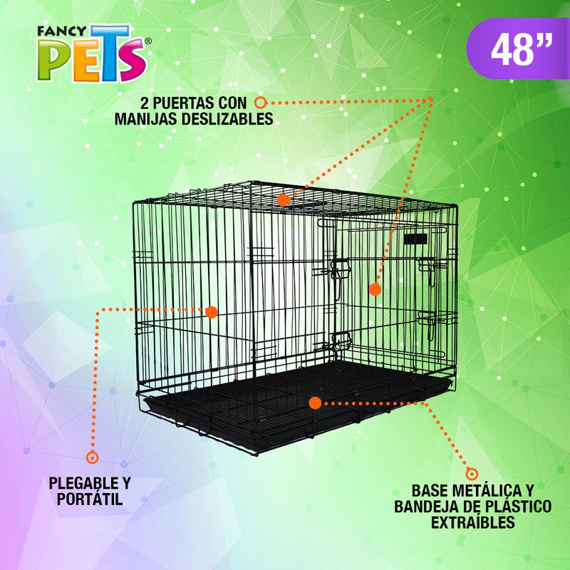 Fancy Pets Jaula Metálica Para Perro De 42 A 50... image number null