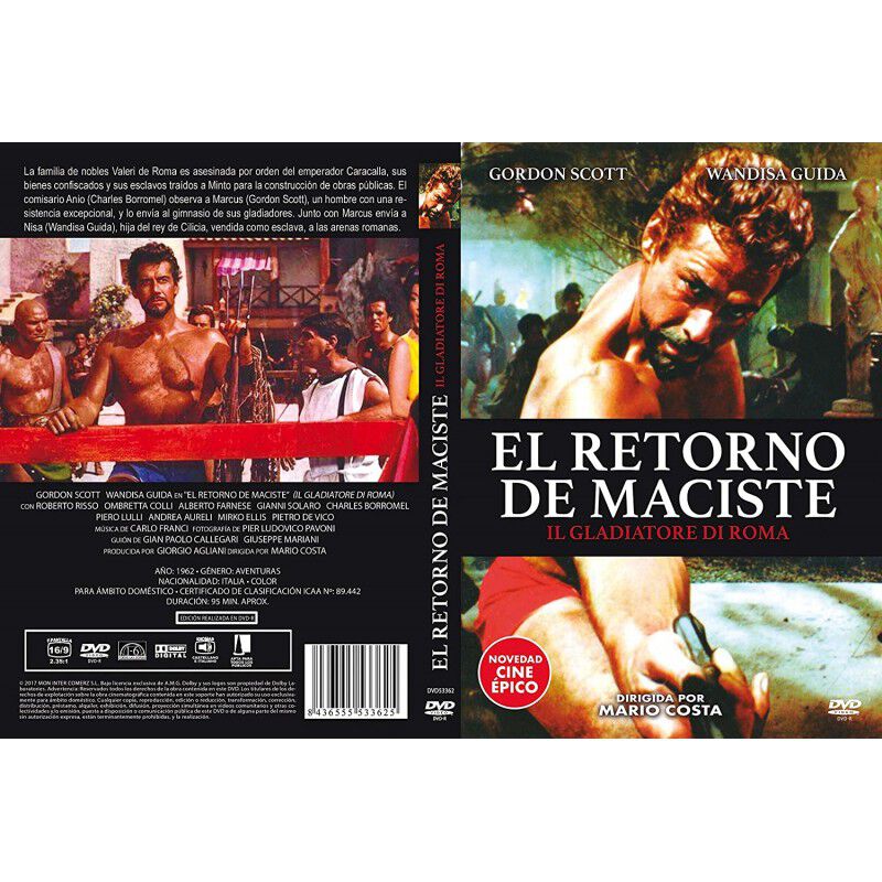 El Retorno De Maciste 1962 Il Gladiatore Di Rom... image number null