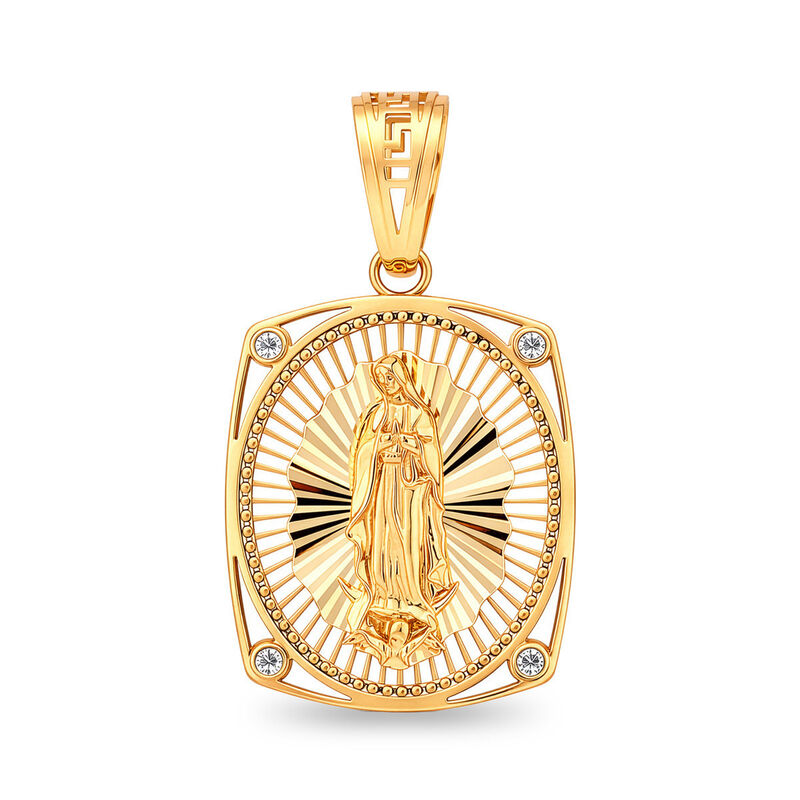 Medalla Virgen De Guadalupe Oro Amarillo 14k 27... image number null