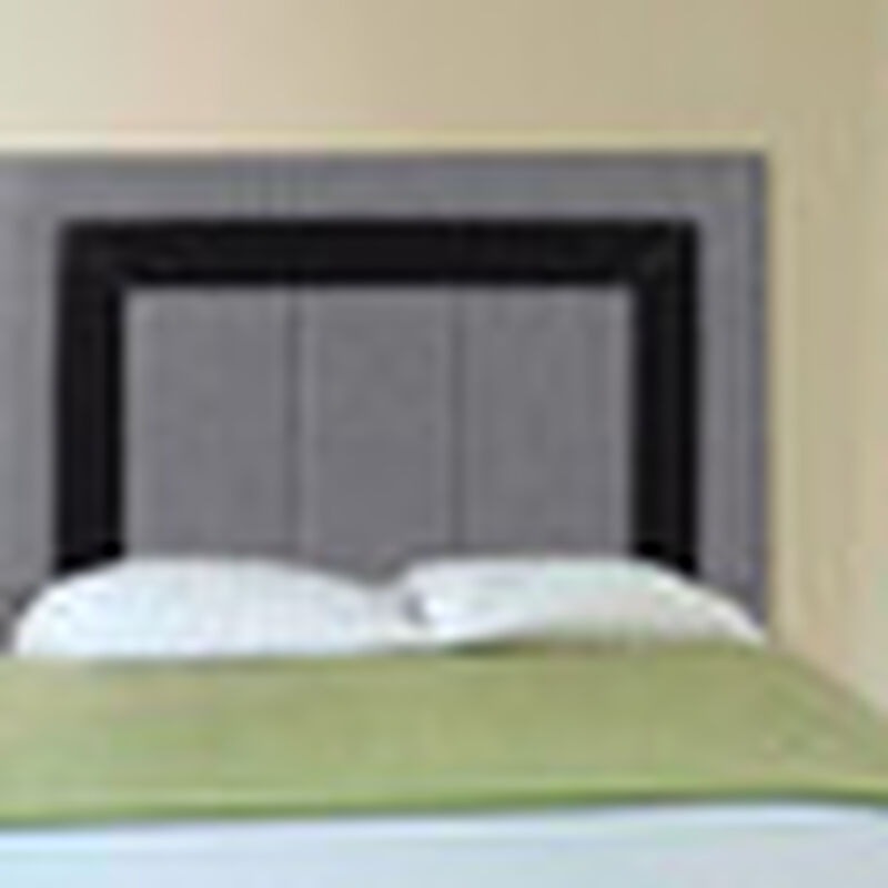 Cabecera King Size Dicasa Bora Gris-Negro image number null