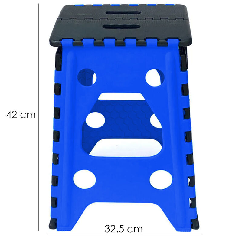 Banco plegable Negro/Azul el&eacute;ctrico image number null