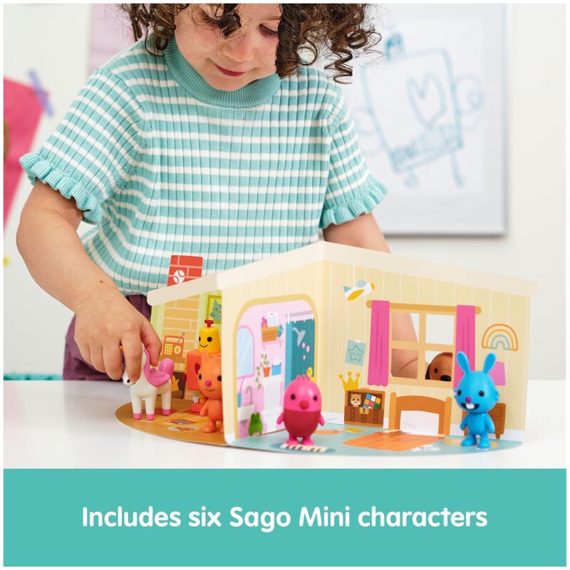 Paquete De Figuras De Juguete Sago Mini Con 6 F... image number null