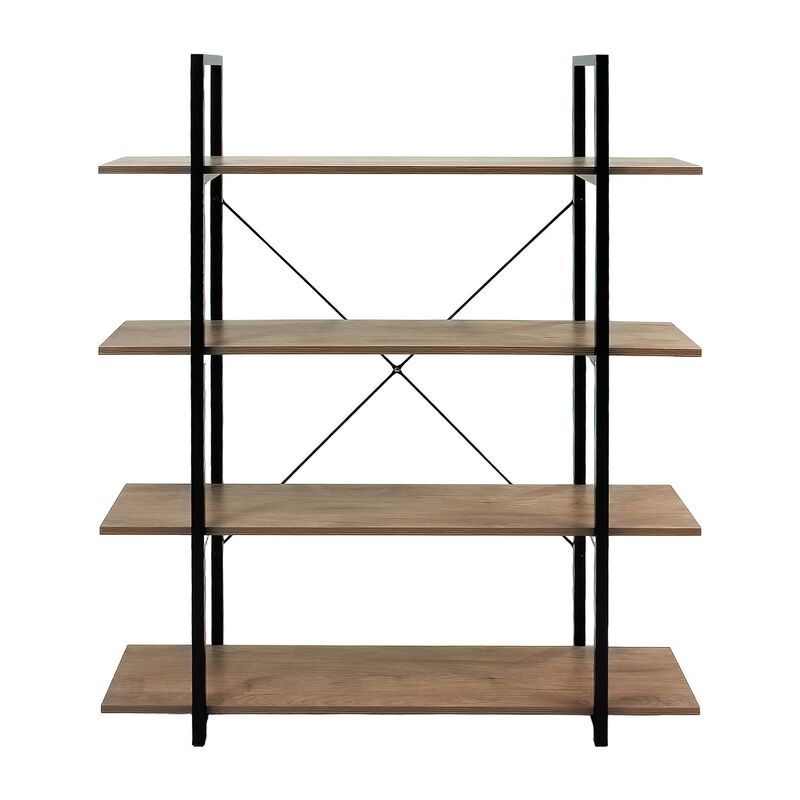 Librero Madera Estante Minimalista 4 Repisas Ti... image number null