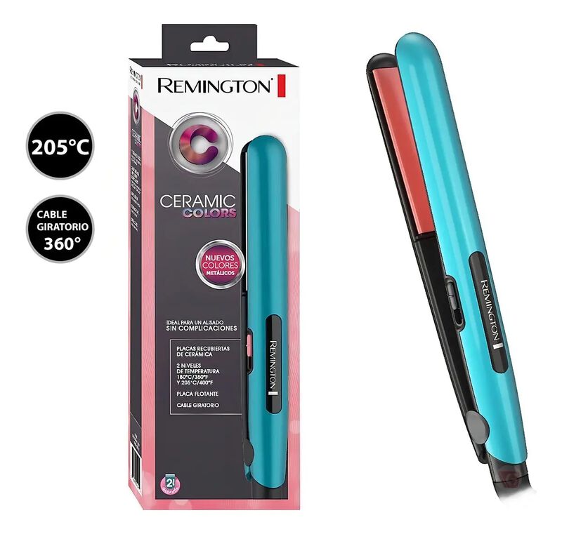 Plancha De Cabello Remington Ceramic Colors S15... image number null
