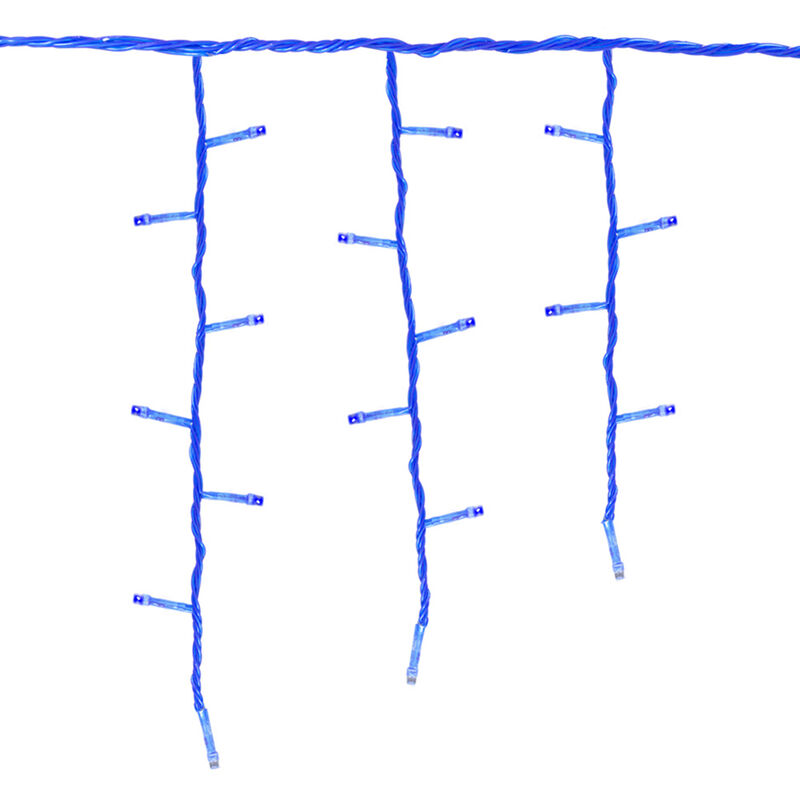 Serie Decorativa Cascada Luz Led Azul Foco Tipo... image number null