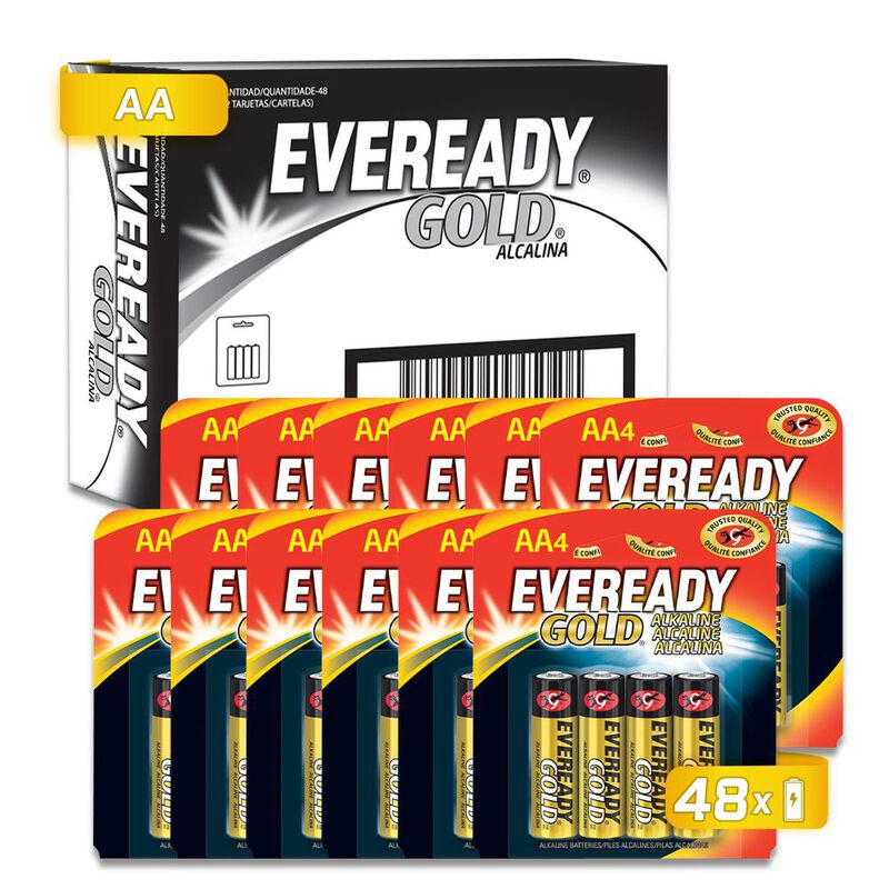 Pila Eveready Gold Aa Alcalina Blister 48 Unida... image number null