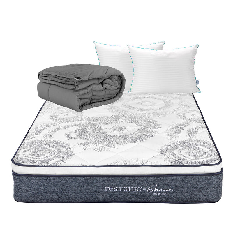 Colch&oacute;n Matrimonial Ghana + Almohadas Royal Twi... image number null