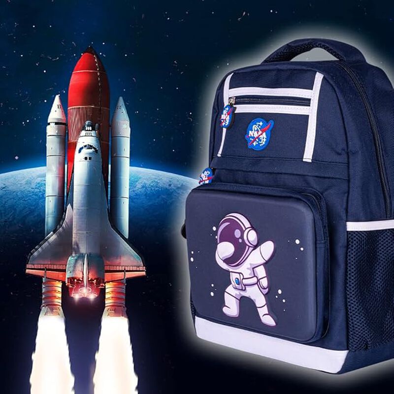 Mochila Escolar Edición NASA con Diseño Astrona... image number null