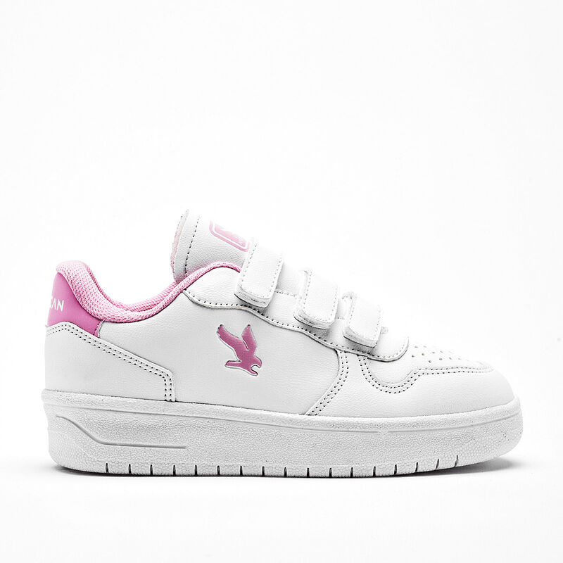 American Fire tenis escolar para ni&ntilde;a blanco ro... image number null