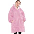 Sudadera Cobija Manta con Borrega Unitalla Mult... Sudadera Cobija Manta con Borrega Unitalla Multifuncional Rosa Bluelander