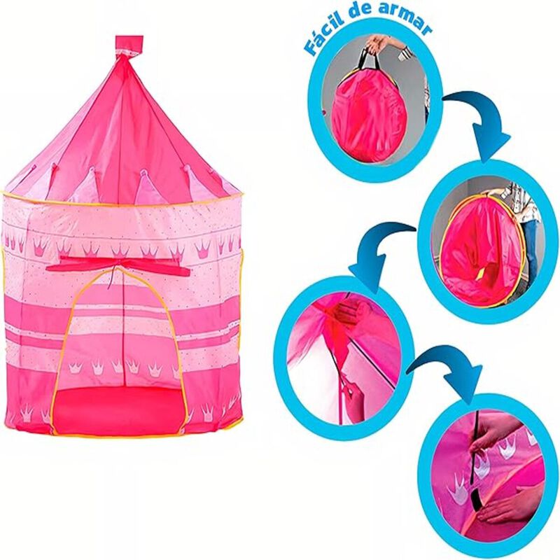 Casa de Campaña Rosa para Niños Bluelander image number null