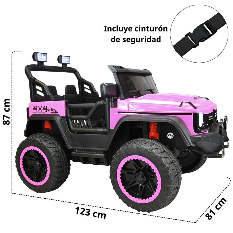 Montable Eléctrico Camioneta 4x4 para Niños Con... image number null