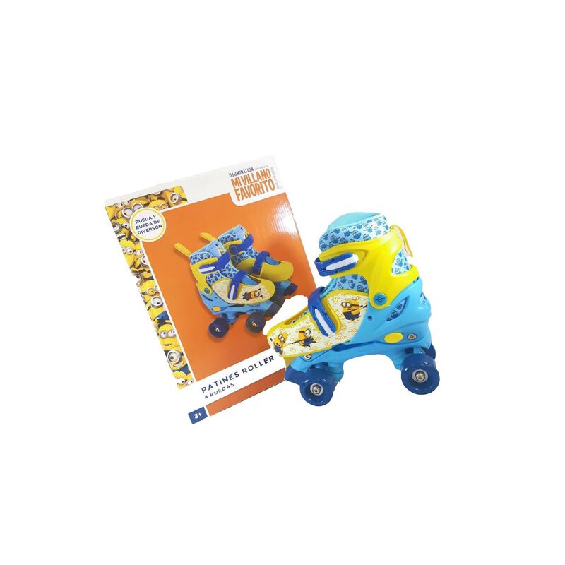 Patines Roller Infantiles Minions Con Sistema A... image number null