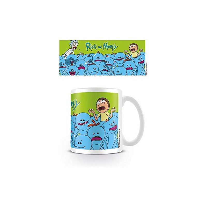 Taza Mr. Meeseeks Rick Y Morty Cer&aacute;mica 320 mls image number null
