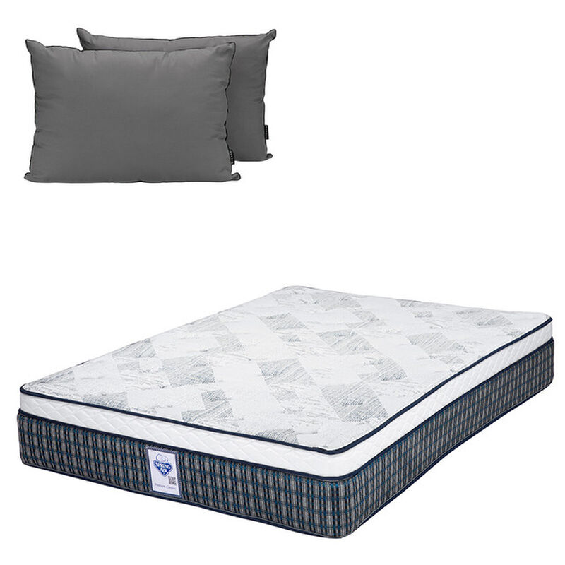 Colch&oacute;n Queen Size Cardona + Almohada 2 Pack image number null