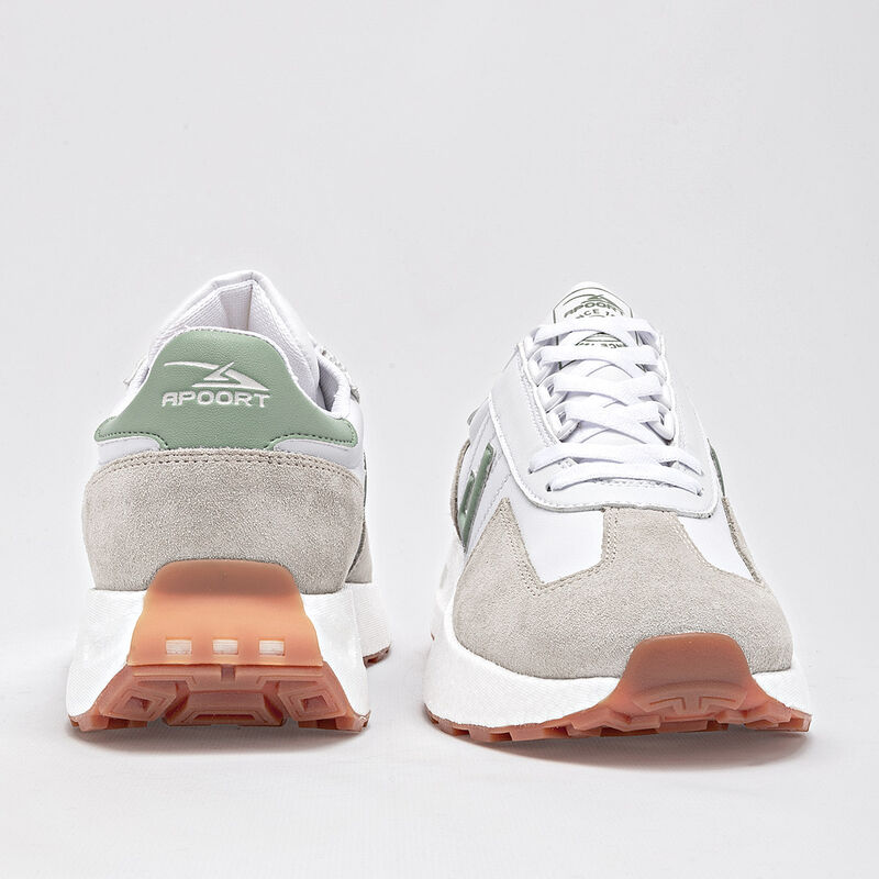 Apoort Tenis urbano para mujer blanco beige ver... image number null