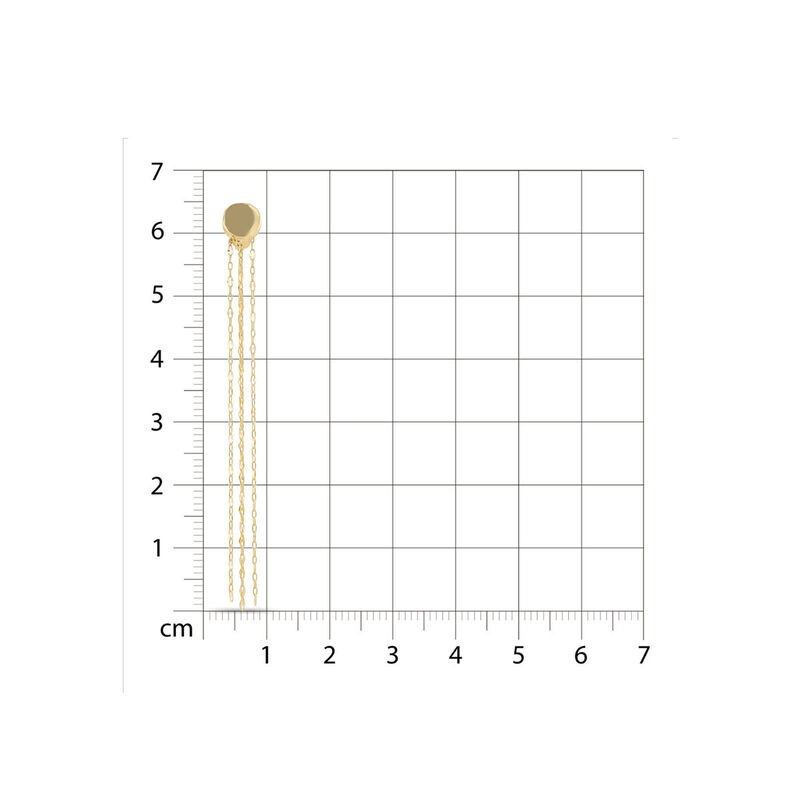 Aretes De Oro Amarillo 14K image number null