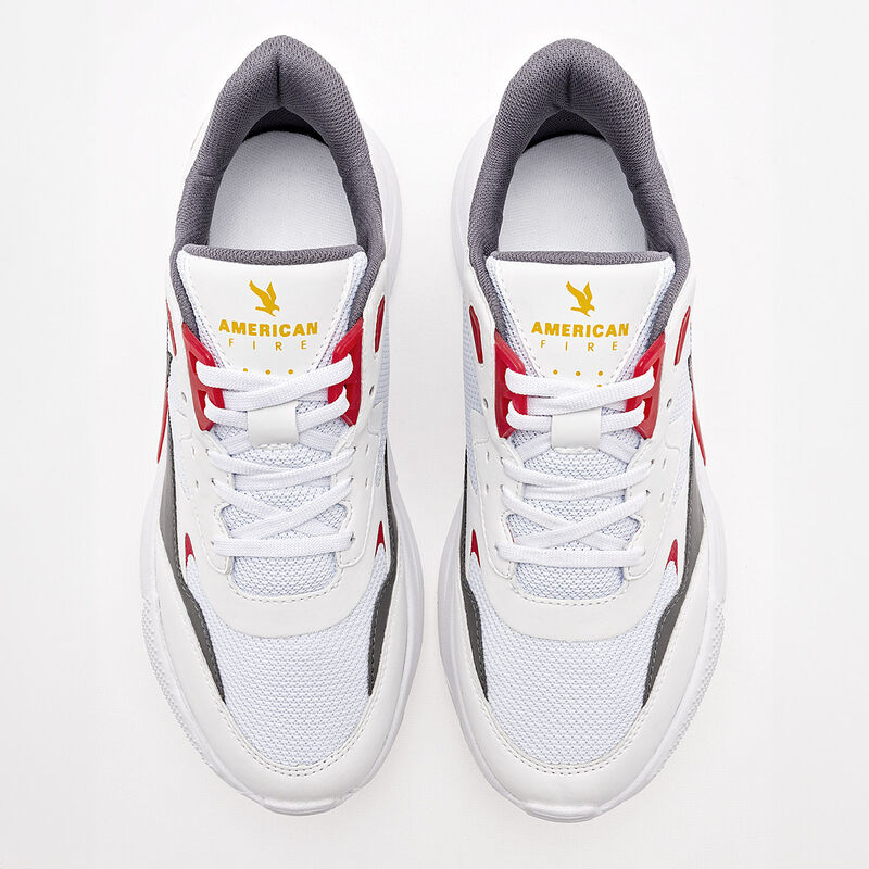 American Fire Tenis urbano para hombre blanco g... image number null