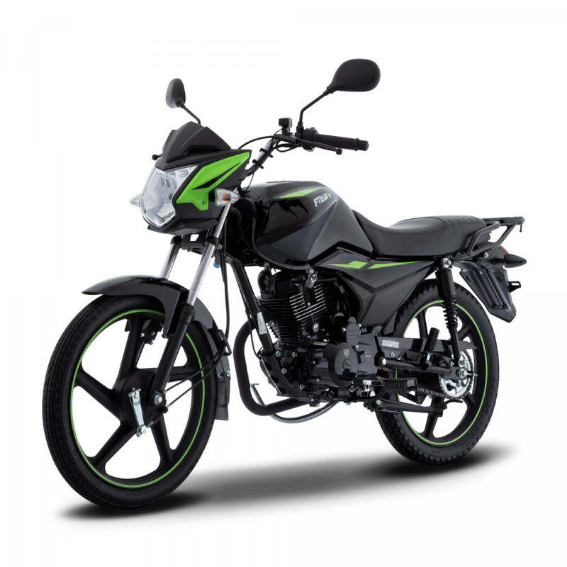 Motocicleta Italika FT150 TS Negro Verde image number null