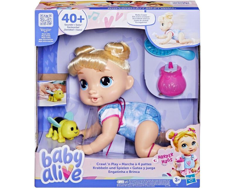 Baby Alive Harper Hugs Gatea y Juega image number null