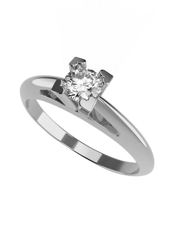 Anillo de Compromiso de 14K con Circonia Talla ... image number null