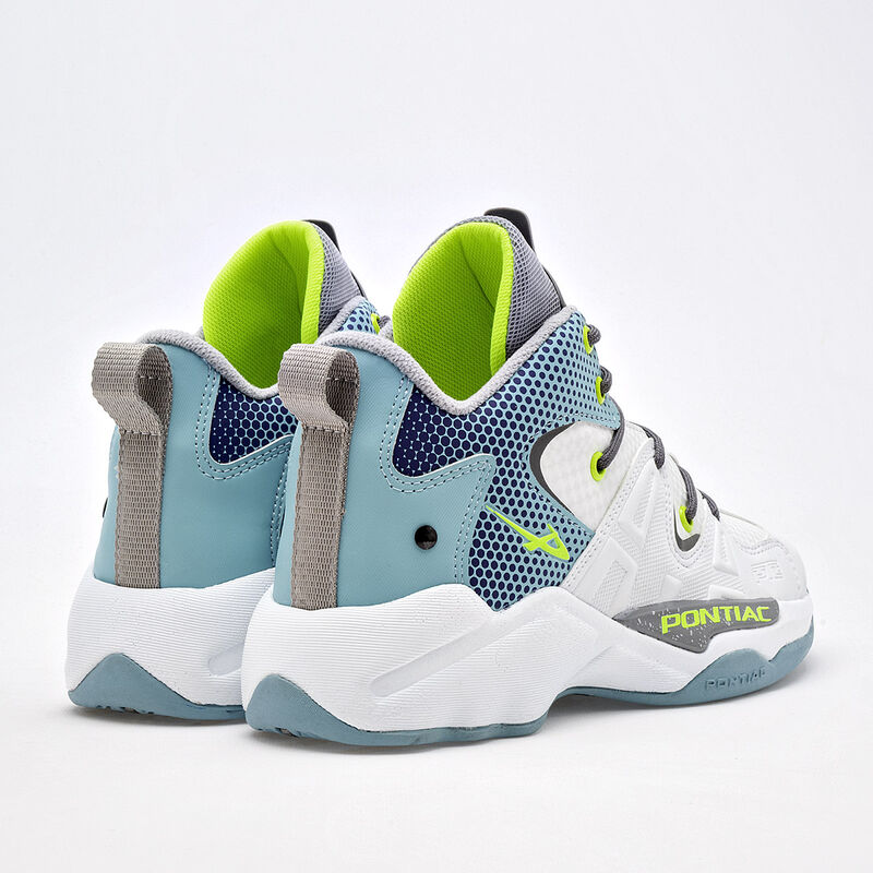 Pontiac Tenis deportivo para hombre. Blanco azu... image number null