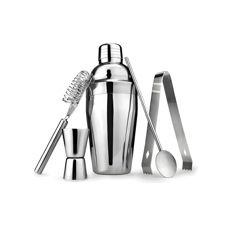 Juego de cocteler&iacute;a con soporte de bamb&uacute; image number null