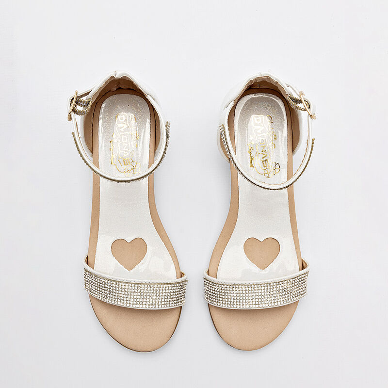 D'Monas Zapato de graduaci&oacute;n para ni&ntilde;a blanco p... image number null