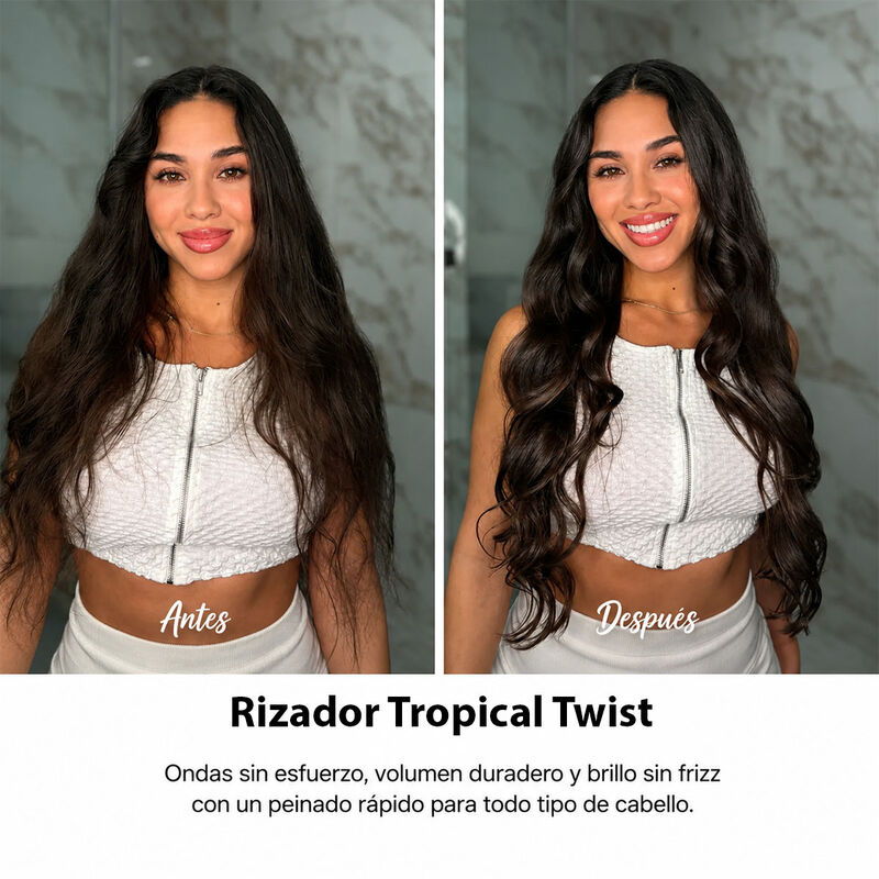 Rizador Profesional Tropical Twist Karma Beauty... image number null
